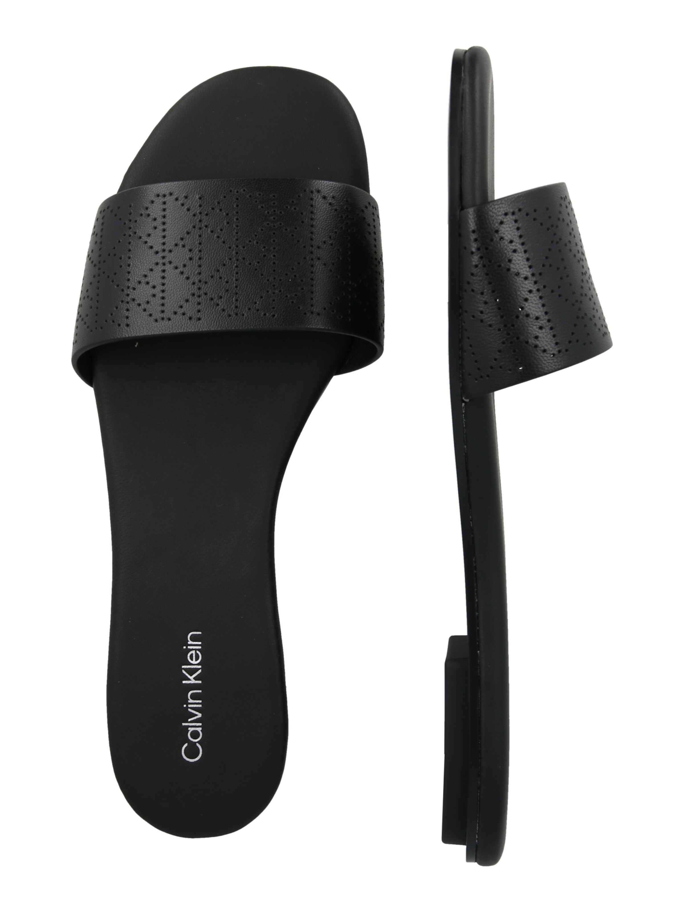 Calvin Klein - Sapato aberto em preto