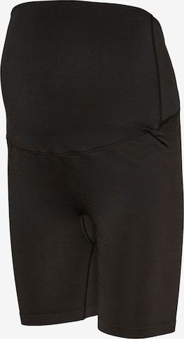 juoda MAMALICIOUS Siauras Kelnės 'MLACTIVE': priekis