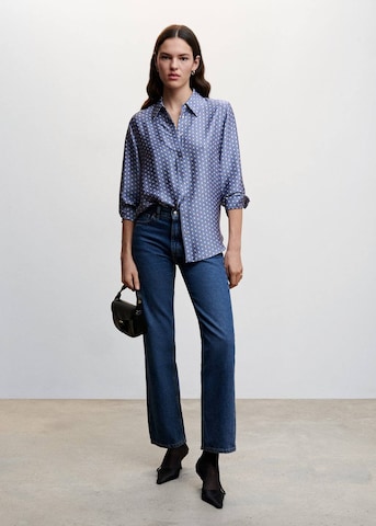 MANGO Blouse in Blue