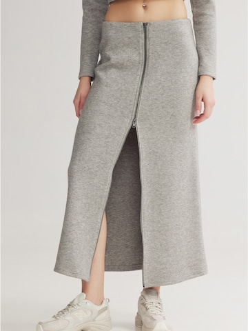 4TAILORS Hame 'Cheeky' värissä harmaa: etupuoli