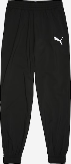 PUMA Pantalon en noir / blanc, Vue avec produit