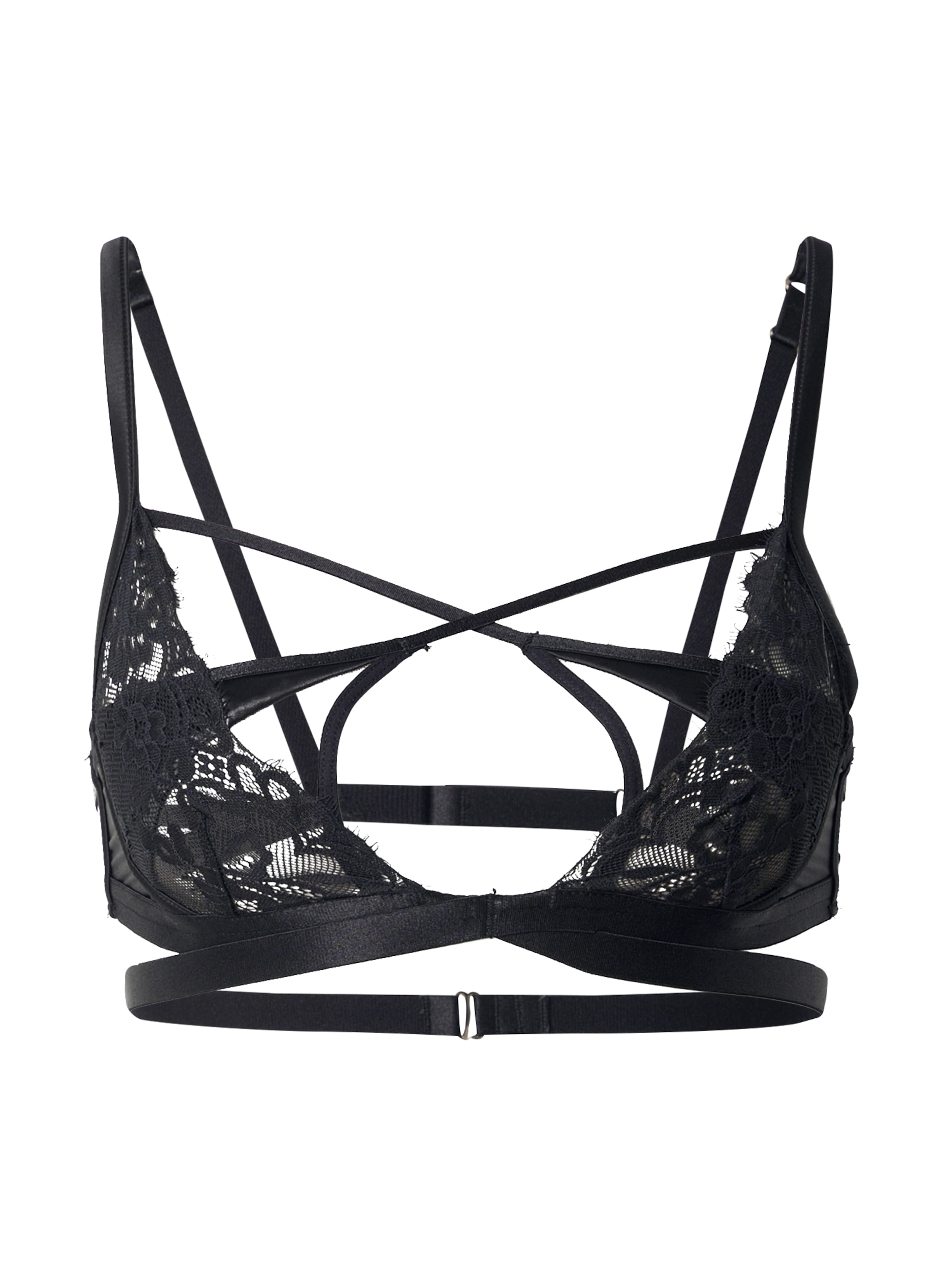 Hunkemöller Bra 'Nisha' in Black: front