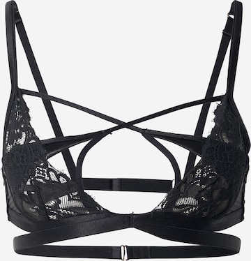 Hunkemöller Rinnahoidja 'Nisha', värv must: eest vaates