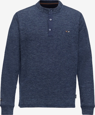 Pullover 'Dorburn Grandad' di INDICODE JEANS in blu: frontale