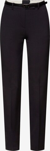 ESPRIT Regular Pantalon in Zwart: voorkant