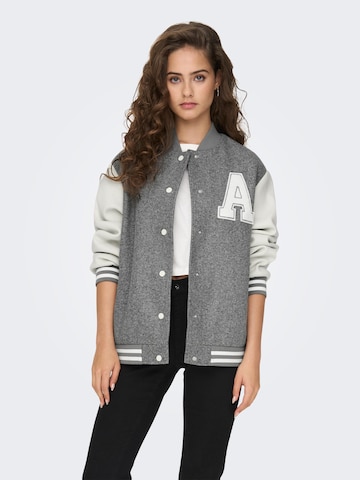 ONLY Between-Season Jacket 'Silja' in Grey: front