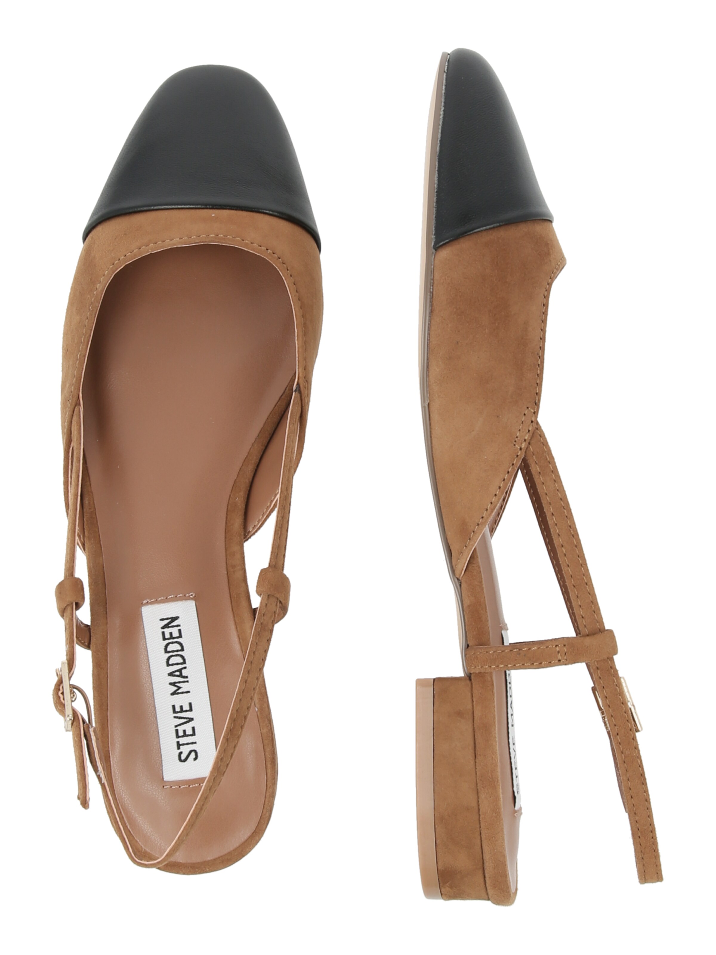 STEVE MADDEN Ballerinasko 'BELINDA' i brun