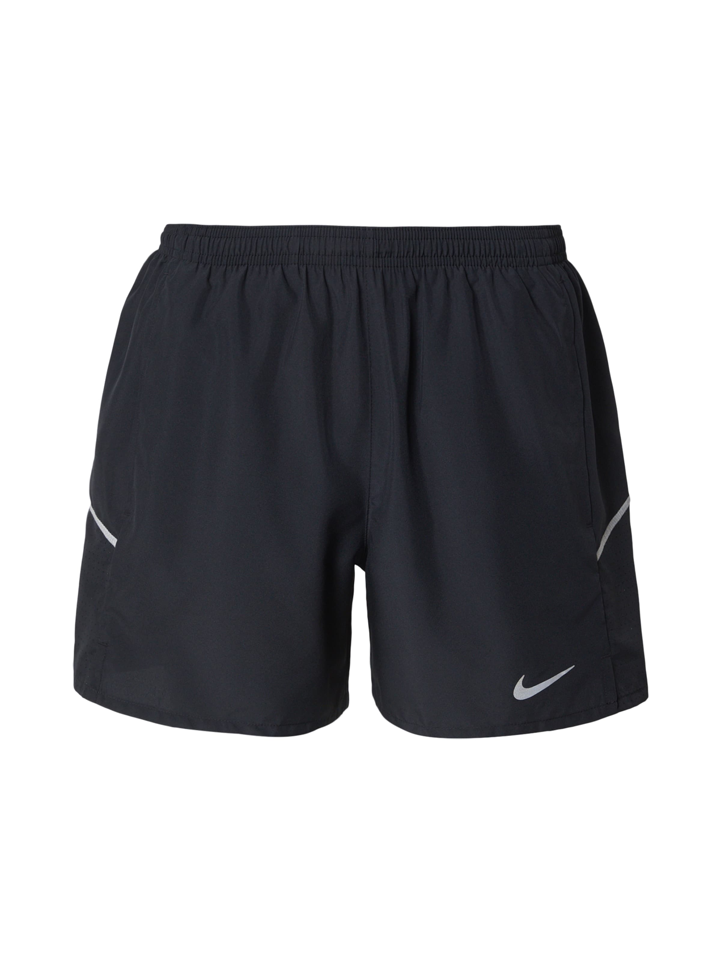NIKE Normalny krój Spodnie sportowe 'MILER' w kolorze czarny: przód