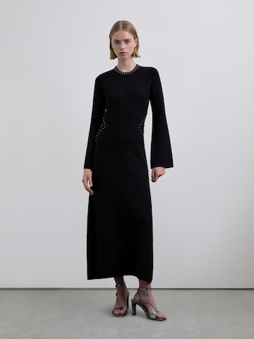 Scalpers Knit dress in Black: front