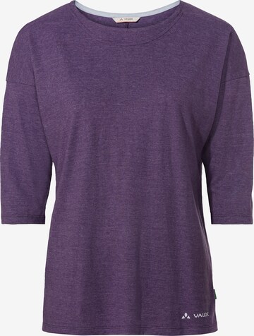 VAUDE Functioneel shirt 'Neyland' in Lila: voorkant