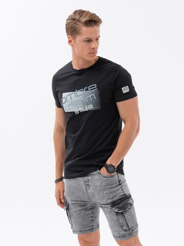 T-Shirt 'S1749' Ombre en noir
