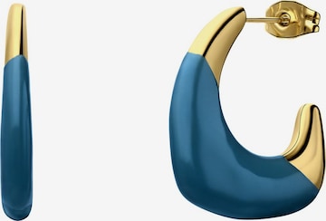 Lucardi Oorbellen in Blauw: voorkant