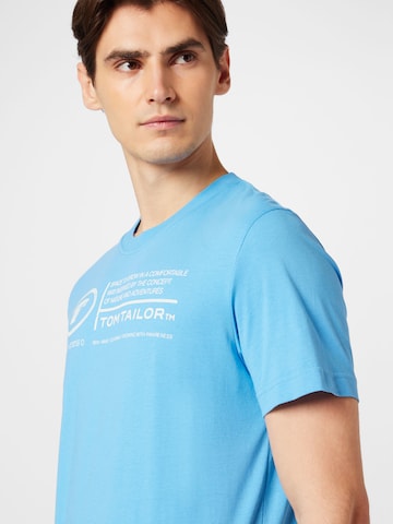 TOM TAILOR T-Shirt in Blau