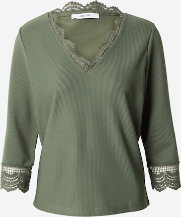 ABOUT YOU Shirt 'Dorothee' in Groen: voorkant