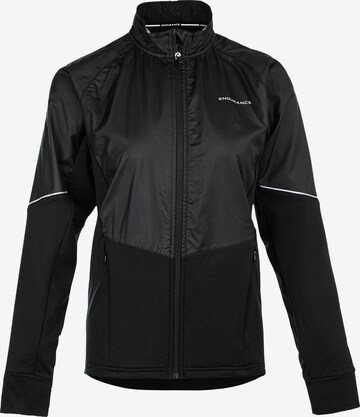 ENDURANCE Athletic Jacket 'Duo-Tech' in Black: front