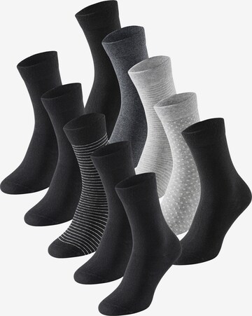 Chaussettes SCHIESSER en gris : devant