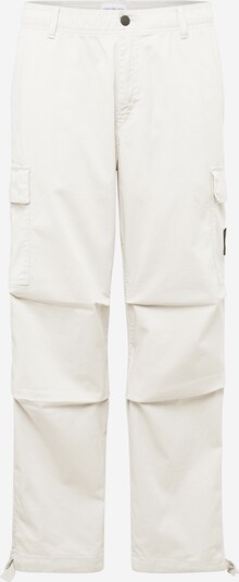 Calvin Klein Jeans Pantalon cargo en gris clair, Vue avec produit