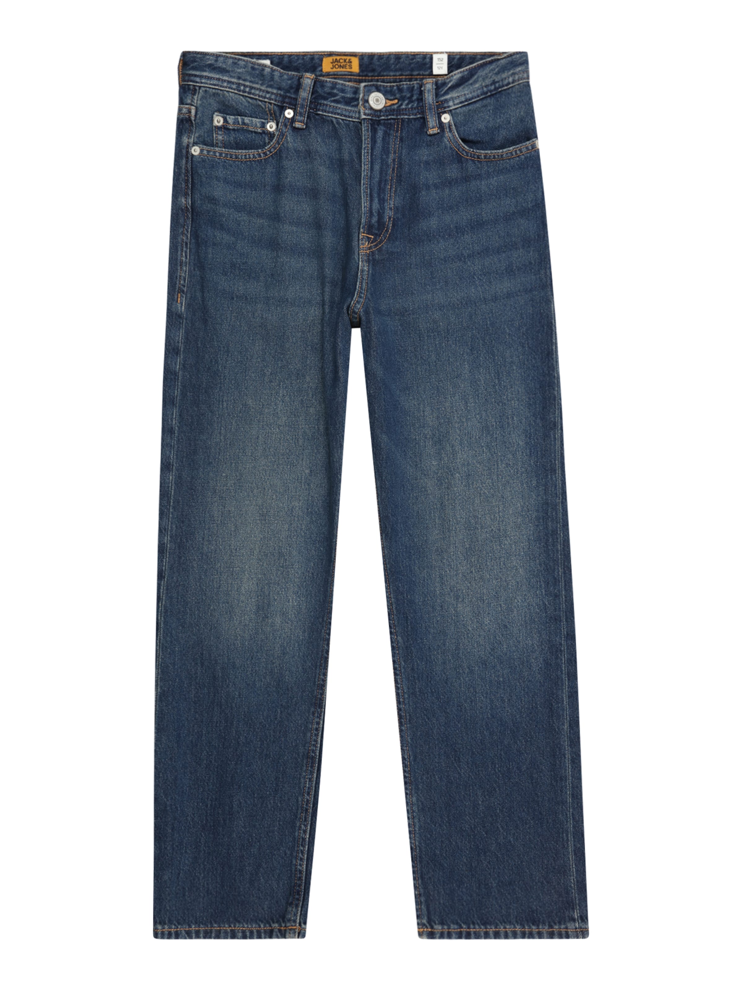 Jack &amp; Jones Junior - Loosefit Vaquero &#x27;JJChris Original&#x27; en azul: frente