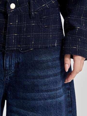 IT'S BASIC Wide leg Jeans 'Palazzo Mid Rise Jeans' in Blauw