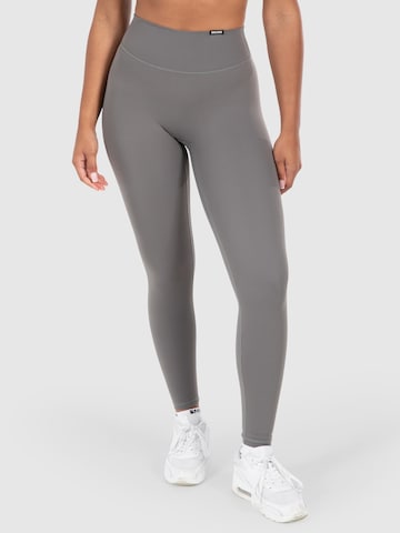 Smilodox Skinny Leggings in Grey: front