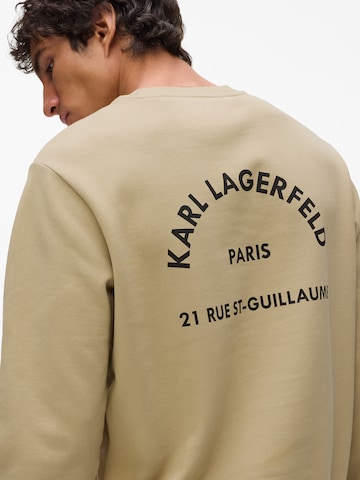 Sweat-shirt 'Rue St-Guillaume' Karl Lagerfeld en marron