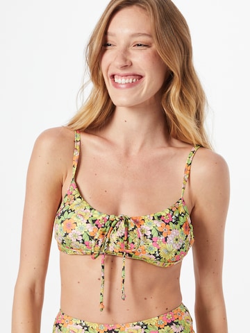 Bustier Hauts de bikini Warehouse en mélange de couleurs : devant