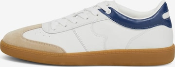 Baskets basses Boggi Milano en blanc : devant