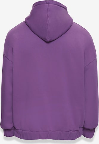 Dropsize Sweat jacket 'Bazix Republiq' in Purple