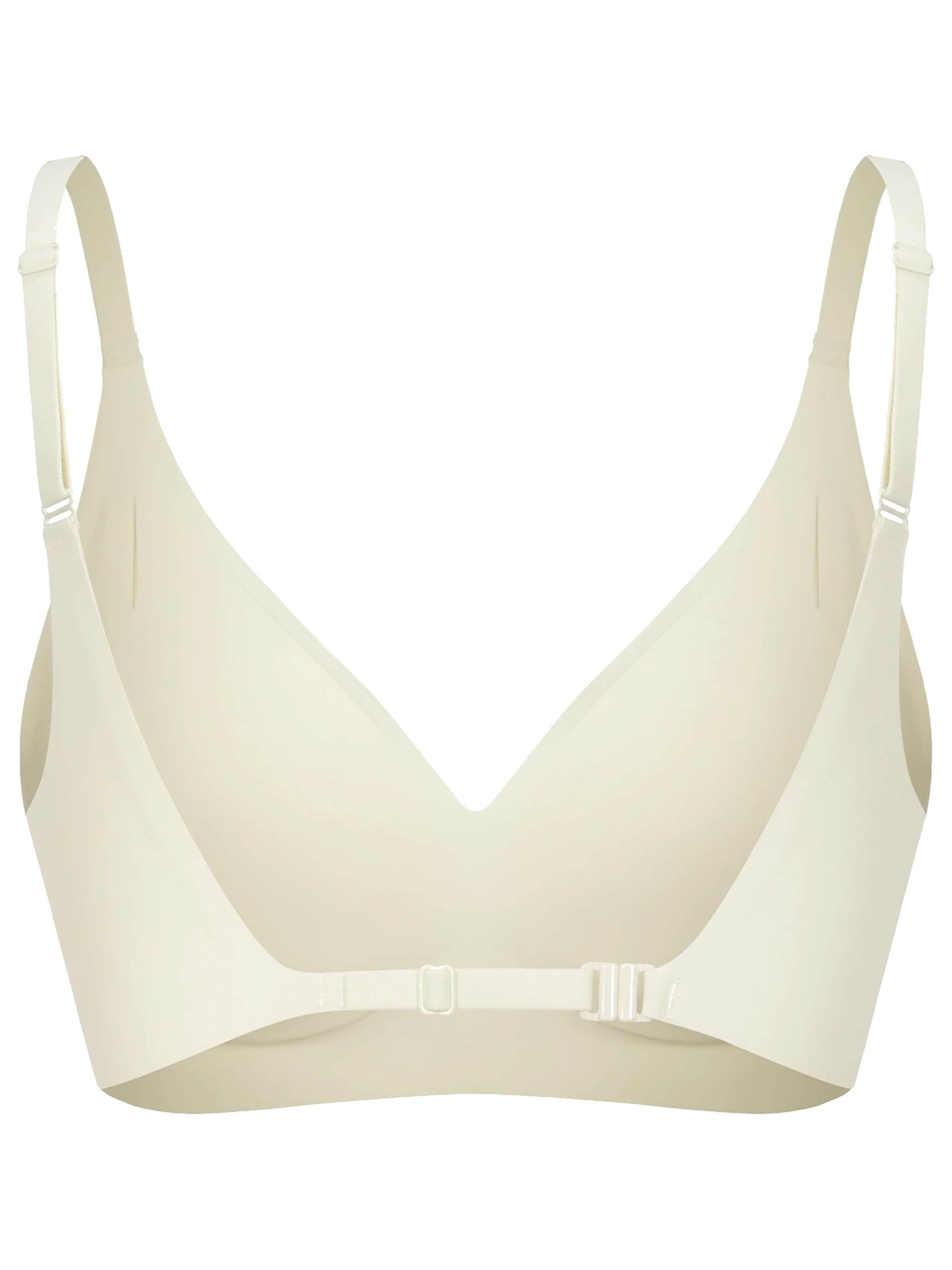 cfabPush-up Grudnjak 'Low Back Compact Light Push-Up BH' - bijela boja
