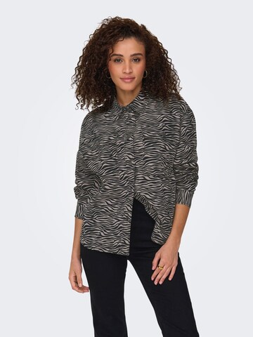 Jaqueline de Yong Blouse 'Ray' in Zwart: voorkant