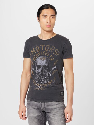 T-Shirt Key Largo en noir : devant