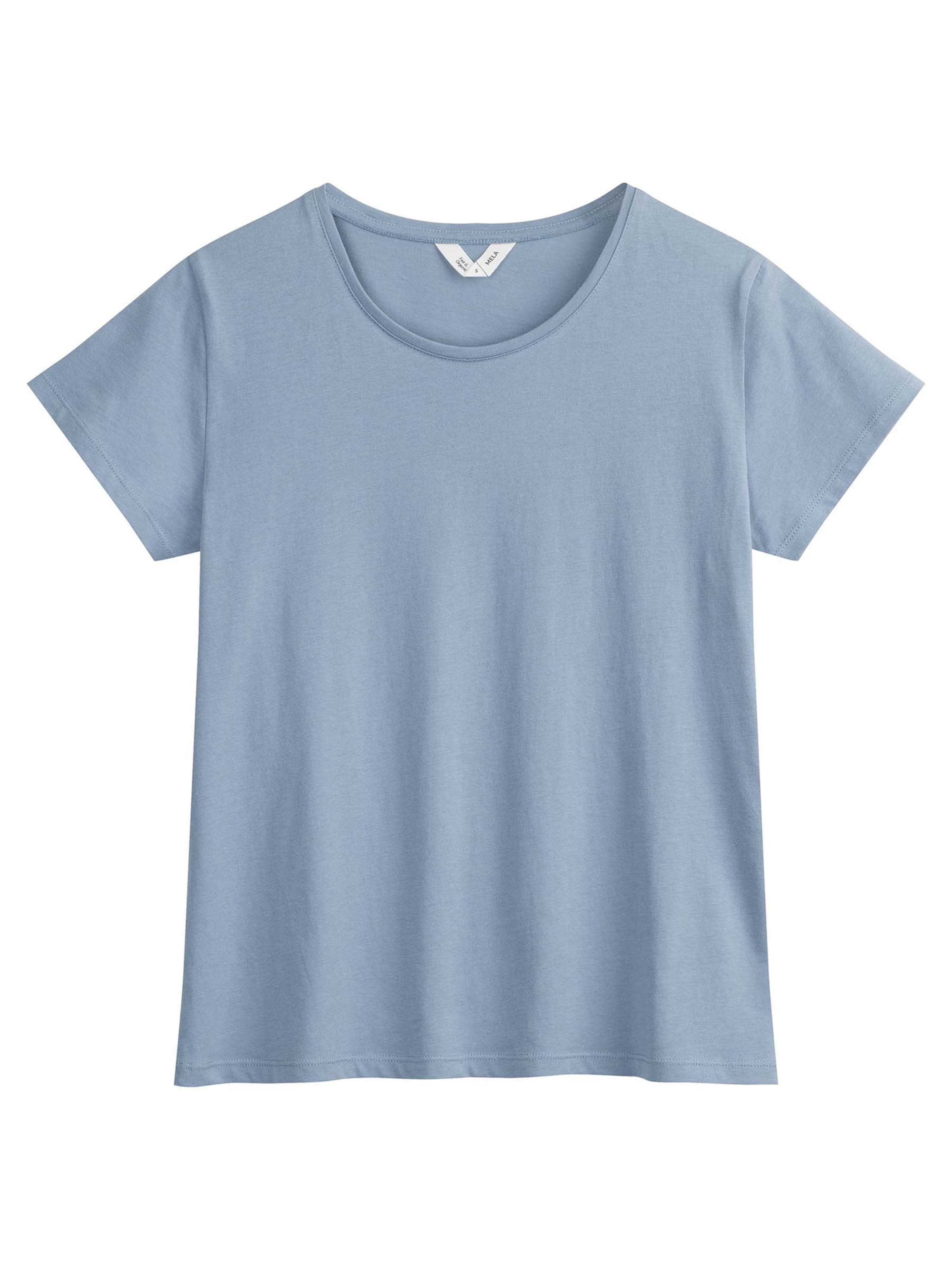 MELA Shirts i blå: forside