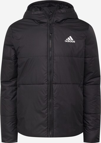 juoda ADIDAS SPORTSWEAR Sportinė striukė 'Bsc 3-Stripes Insulated': priekis