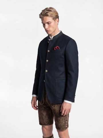 KaiserLich Regular Fit Trachtenjacke '5434' in Blau: Vorderseite