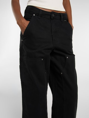 DICKIES Szeroka nogawka Spodnie w kolorze czarny