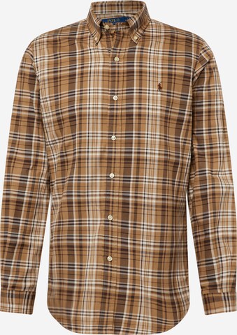 Camicia di Polo Ralph Lauren in marrone: frontale