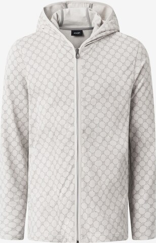 JOOP! Zip-Up Hoodie in Grey: front