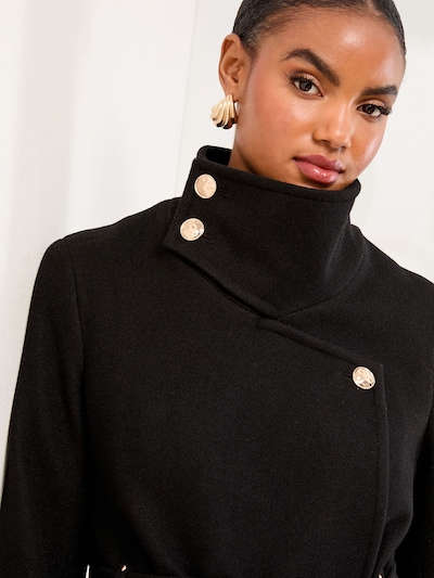 Lipsy Übergangsmantel in schwarz, Produktansicht