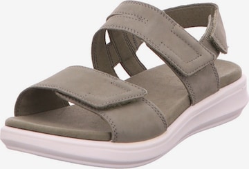 Legero Trekkingsandale 'Ella' in Grau: Vorderseite
