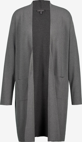 Cardigan Ulla Popken en gris : devant