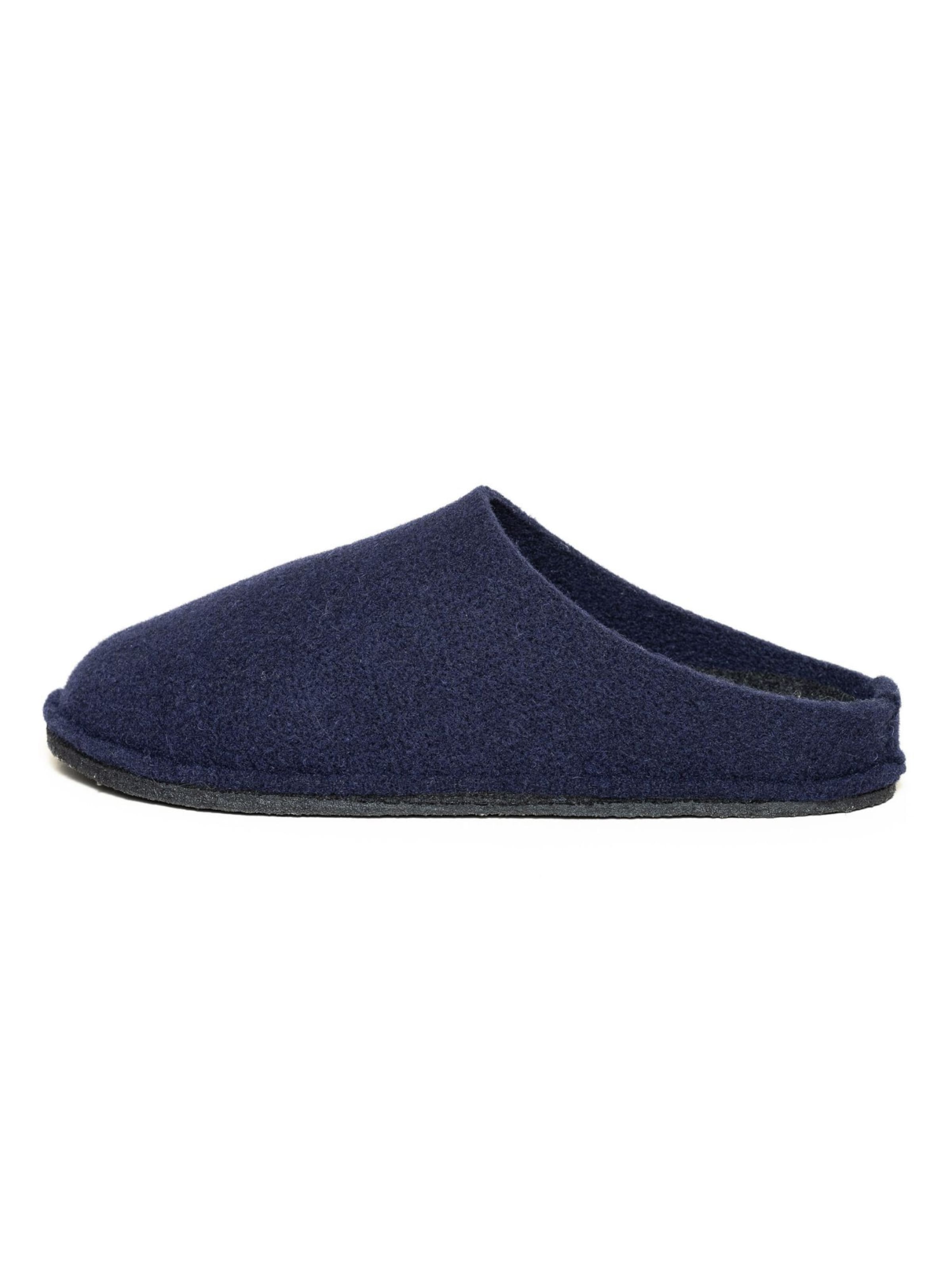 Gottstein Slippers 'Filzpantoffel Classic-CO' in Blue