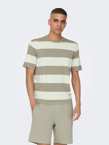 Only & Sons Pullover 'Wyler' in Grau: Vorderseite
