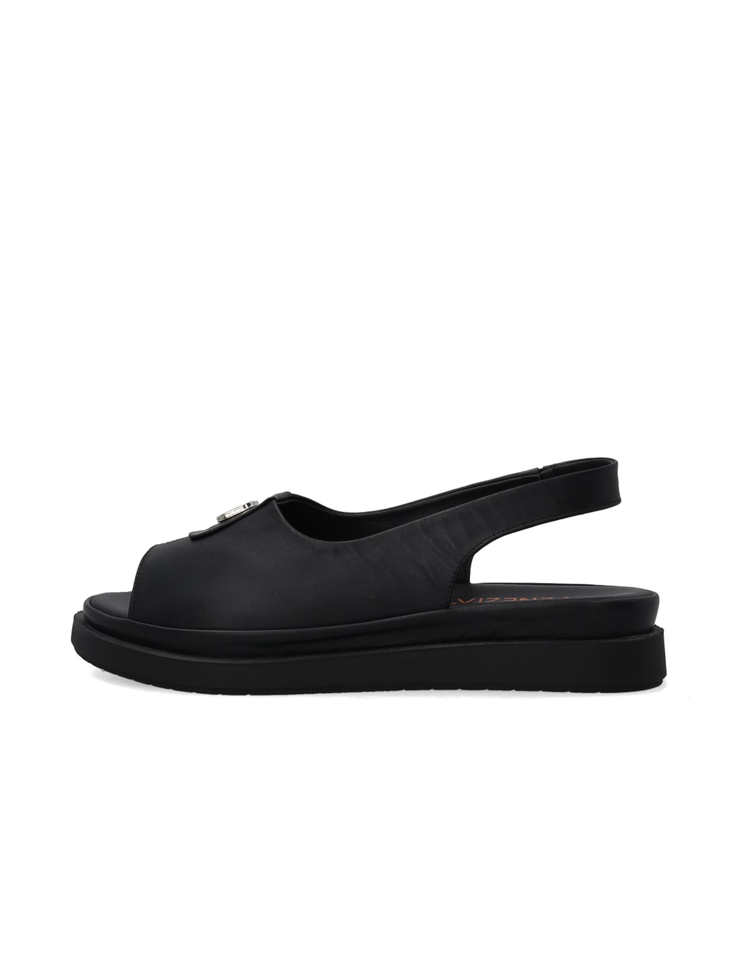VENEZIA Sandale‌‌‌ in Schwarz: Vorderseite