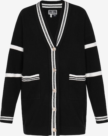 DreiMaster Maritim - Cárdigan en negro: frente