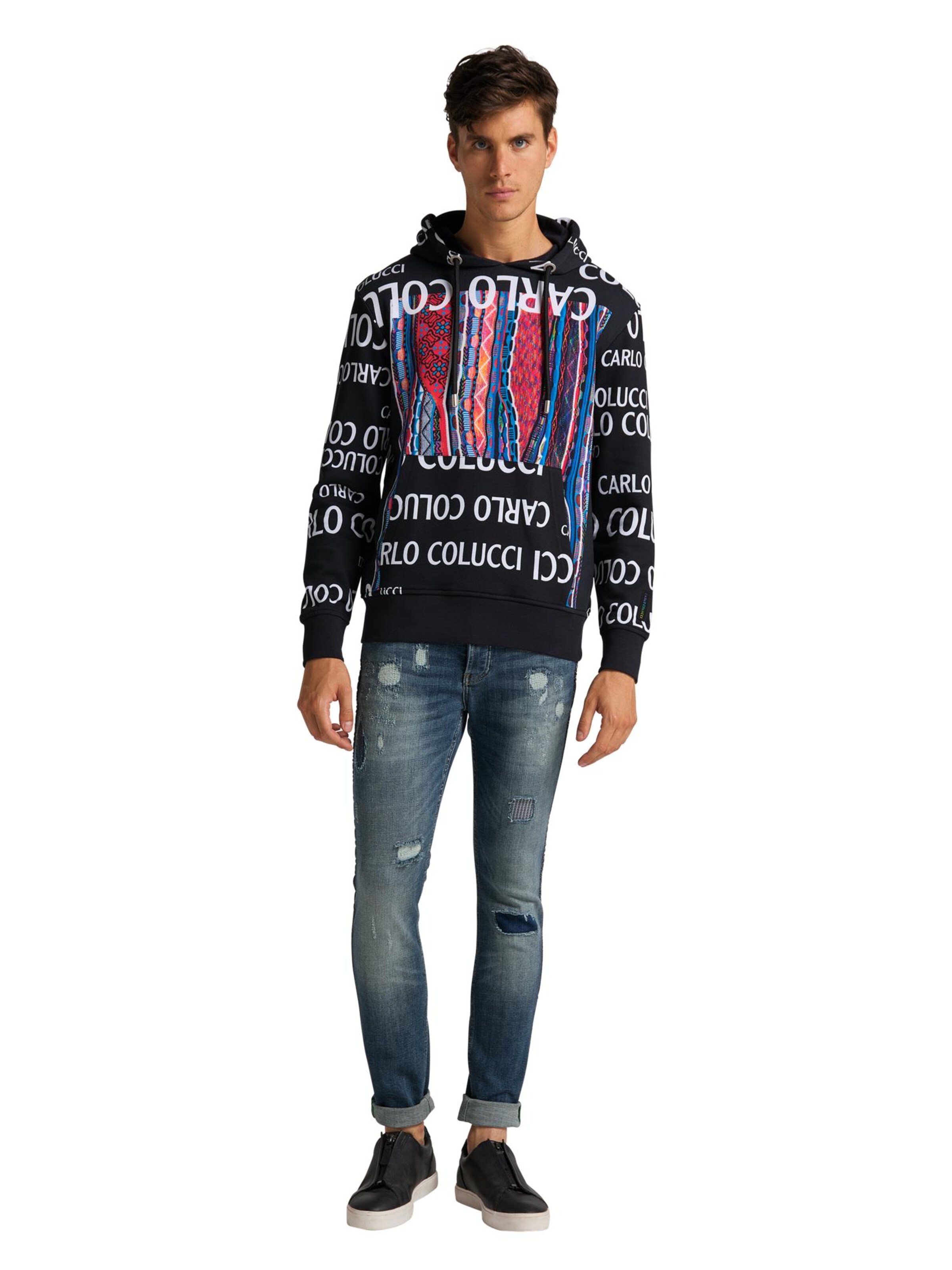 Carlo Colucci Sweatshirt in Zwart