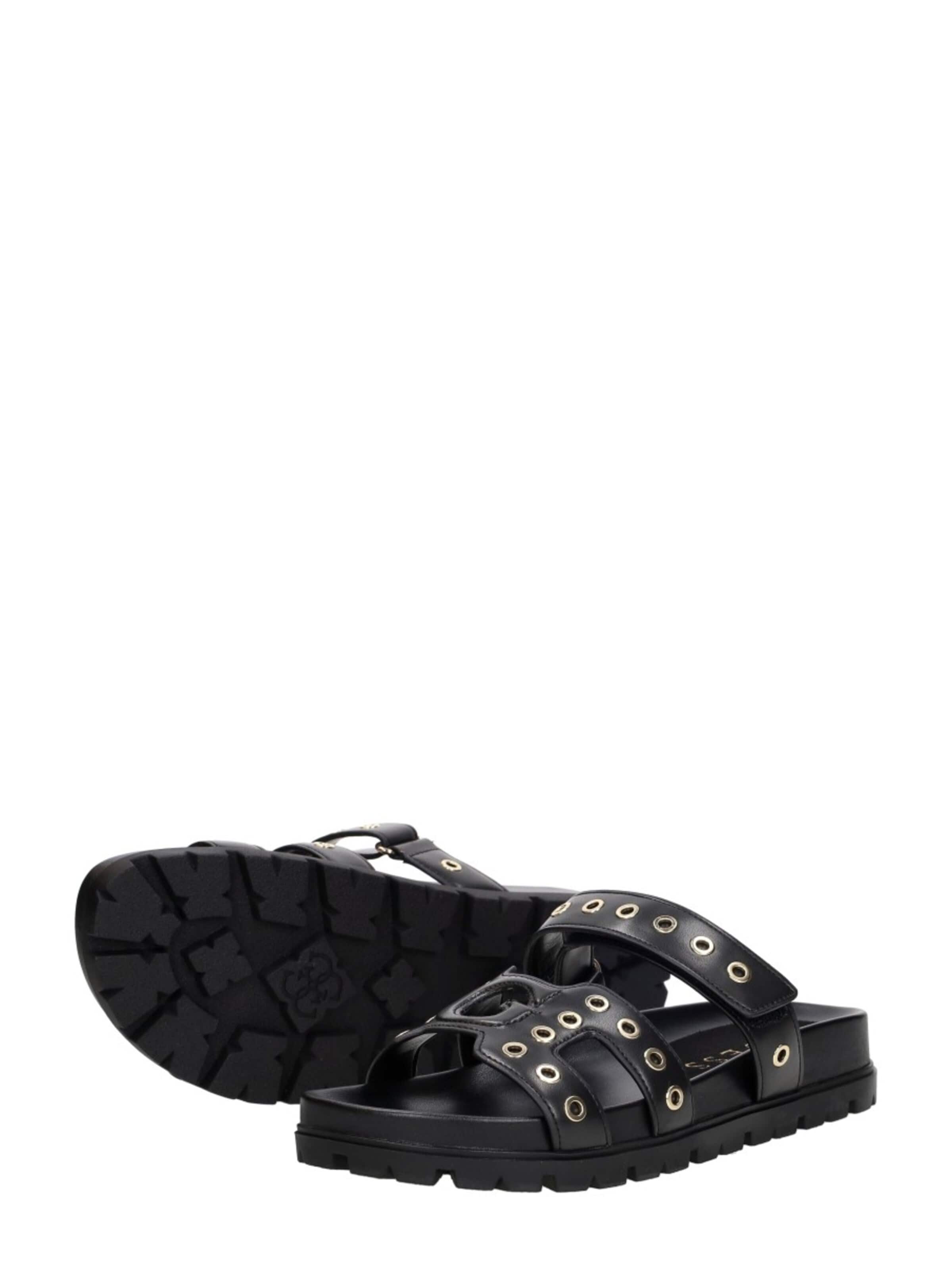 GUESS Muiltjes 'Fashie' in Zwart