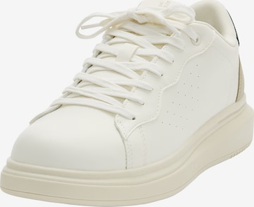 Pull&Bear Låg sneaker i beige: framsida