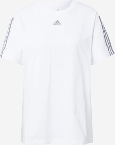 ADIDAS PERFORMANCE Sportshirt in grau / weiß, Produktansicht