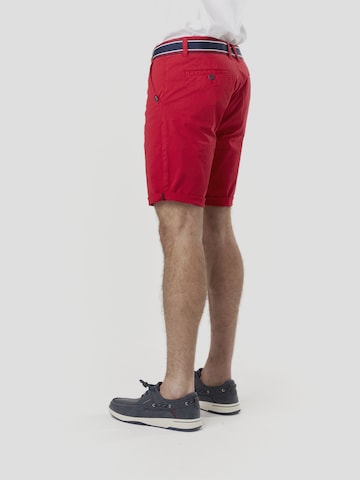KOROSHI regular Lærredsbukser i rød