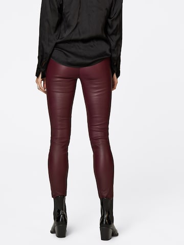 Skinny Leggings 'JOLEEN' LeGer by Lena Gercke en rouge